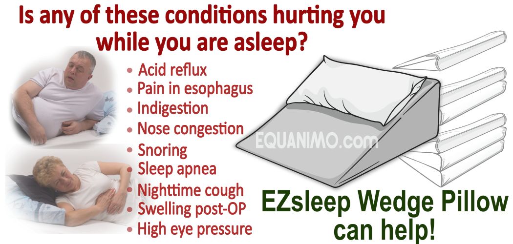 Manage Acid Reflux More Ezsleep Wedge Equanimo