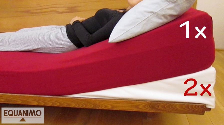 zdravý a pohodlný spánok na klinovú podložku EZsleep - vyška 30cm
