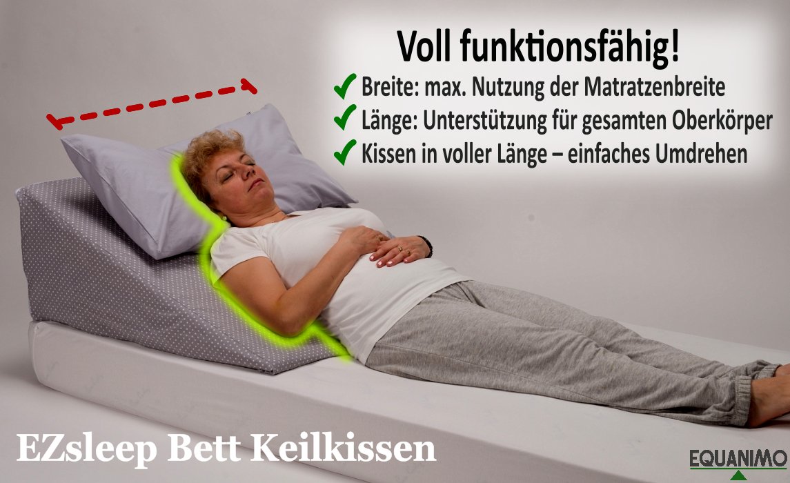 EZsleep Bettkeil B85xL80xH30cm: bequem, flexibel