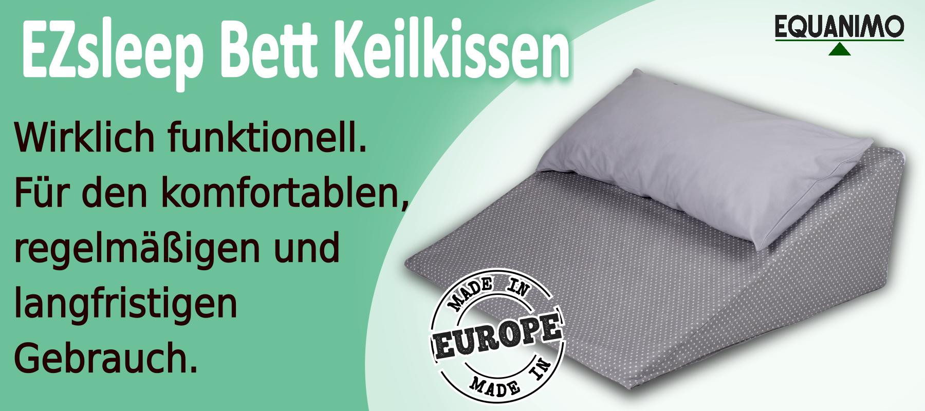 EZsleep Bettkeil: wirklich funktionell. Für den komfortablen regelmäßigen und langfristigen Gebrauch.