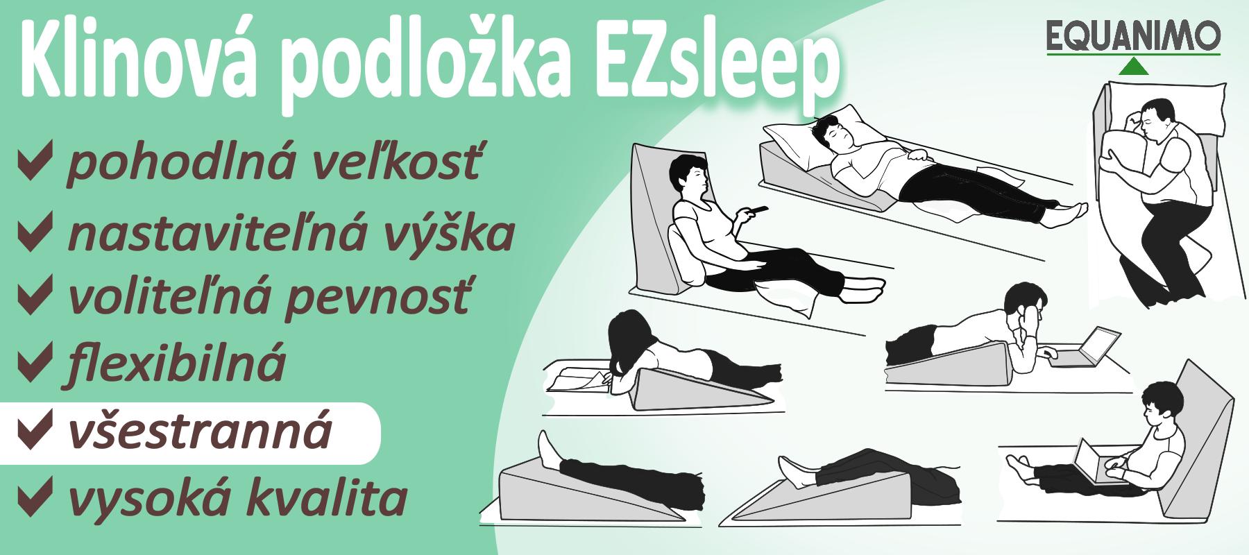 Klin EZsleep je všestranný