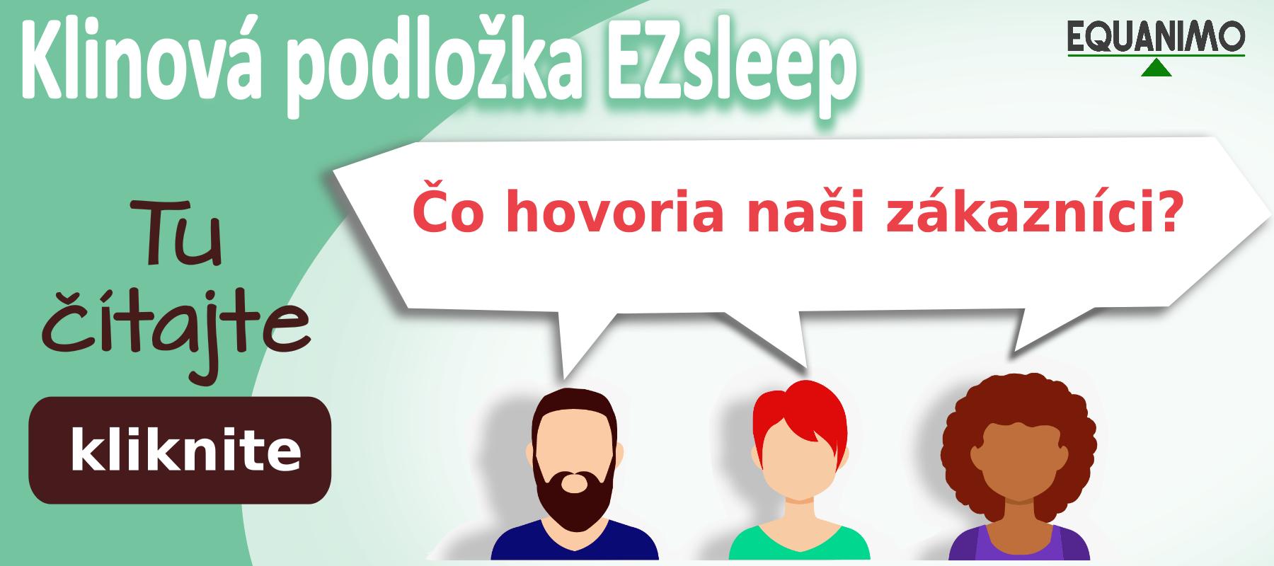 A čo hovoria naši zákazníc o klinovej podložke EZsleep? 