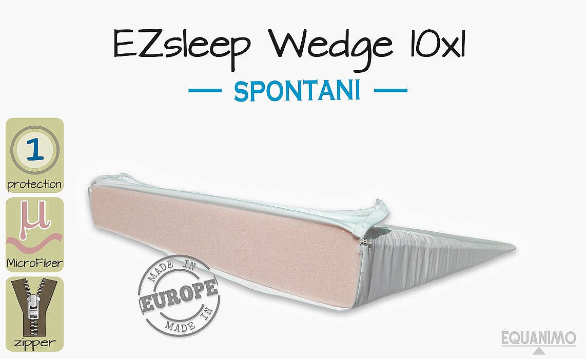 Klinová podložka EZsleep 10x1 - SPONTANI: Standardná (mäkká pena)