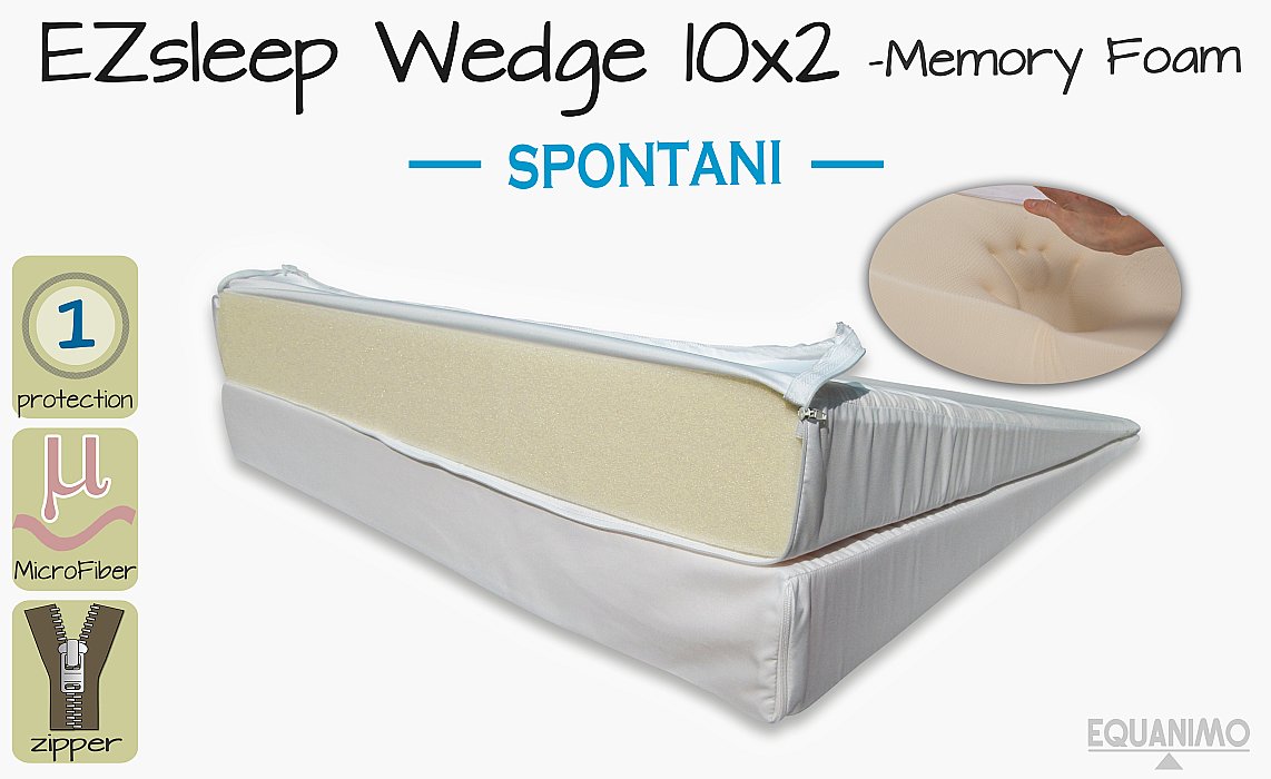 EZsleep Wedge 10x2 - SPONTANI (Memory foam and medium foam)